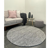 Avani Dark Grey Stone Loop Rug