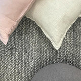 Avani Dark Grey Stone Loop Rug