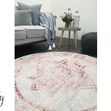 Avalee Pink Medallion Vintage Washed Rugs