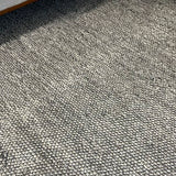 Avani Dark Grey Stone Loop Rug
