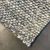 Avani Dark Grey Stone Loop Rug