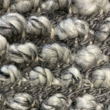 Avani Dark Grey Stone Loop Rug