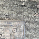 Avalee Grey Medallion Vintage Washed Rugs