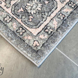 Avalee Grey Medallion Vintage Washed Rugs