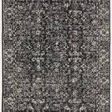 Awaken Charcoal Over Dyed Oriental Hallway Runner