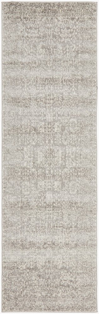 Awaken Grey Oriental Hallway Runner