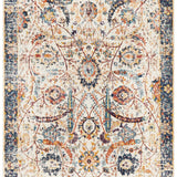 Awaken Ivory Orange Patterned Rug