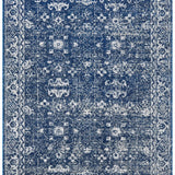 Awaken Navy Blue Over Dyed Oriental Rug