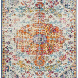Awaken Orange Medallion Hallway Runner