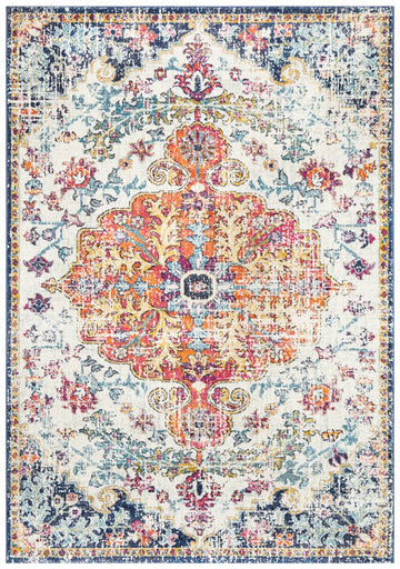 Awaken Orange Medallion Rug