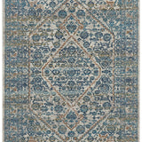 Awaken Silver Blue Diamond Rug