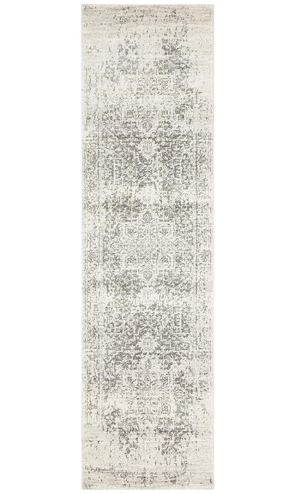 Awaken Silver Medallion Hallway Runner