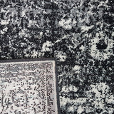 Awaken Charcoal Over Dyed Oriental Rug