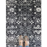 Awaken Charcoal Over Dyed Oriental Rug