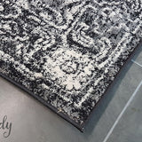 Awaken Charcoal Over Dyed Oriental Rug