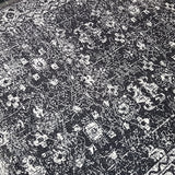 Awaken Charcoal Over Dyed Oriental Rug