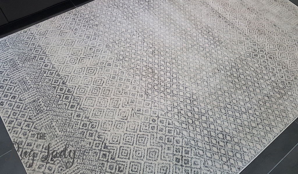 Awaken Grey Diamond Patterned Rug | Best Sellers | The Rug Lady