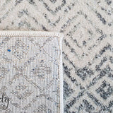Awaken Grey Diamond Patterned Rug