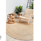 Bindi Natural Hand Braided Jute Rug