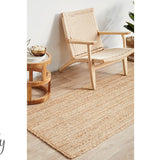 Bindi Natural Hand Braided Jute Rug