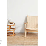 Bindi Natural Hand Braided Jute Hallway Runner Rug