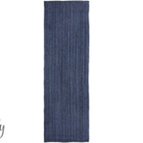 Bindi Navy Hand Braided Jute Rug