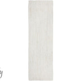 Bindi White Hand Braided Jute Rug