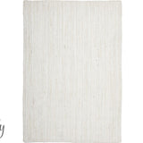 Bindi White Hand Braided Jute Rug