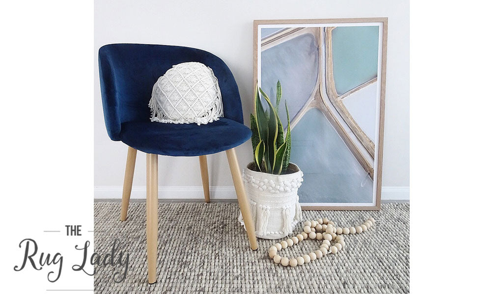 Darcy Light Grey Felted Wool Rug | Best Sellers | The Rug Lady