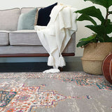 Blake Grey Medallion Transitional Rug