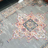 Blake Grey Medallion Transitional Rug
