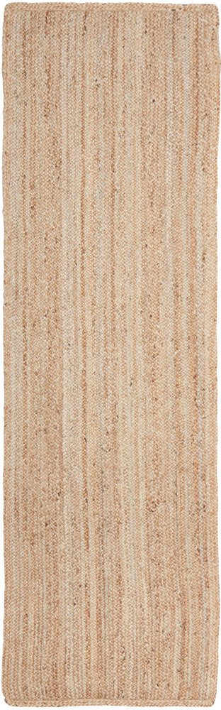 Bindi Natural Hand Braided Jute Hallway Runner Rug