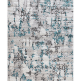 Freedom Grey Blue Abstract Pattern Rug
