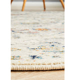 Celine Silver Multi Colour Medallion Round Rug