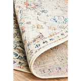 Celine Silver Multi Colour Medallion Round Rug