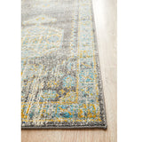 Celine Grey Medallion Distressed Hallway Runner