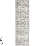 Cameron Silver Aztec Tribal Pattern Rug