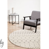 Cameron Silver Tribal Pattern Rug