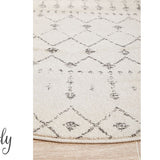 Cameron Silver Tribal Pattern Rug