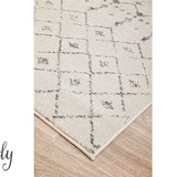 Cameron Silver Tribal Pattern Rug