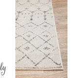 Cameron Silver Tribal Pattern Rug