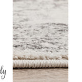 Cameron Silver Medallion Pattern Rug