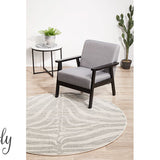 Cameron Silver Tiger Prints Rug