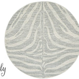 Cameron Silver Tiger Prints Rug