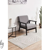 Cameron Silver Tiger Prints Rug