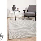 Cameron Silver Tiger Prints Rug
