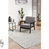 Cameron Silver Tiger Prints Rug