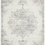 Cameron Silver Medallion Pattern Rug