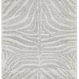 Cameron Silver Tiger Prints Hallway Runner Rug
