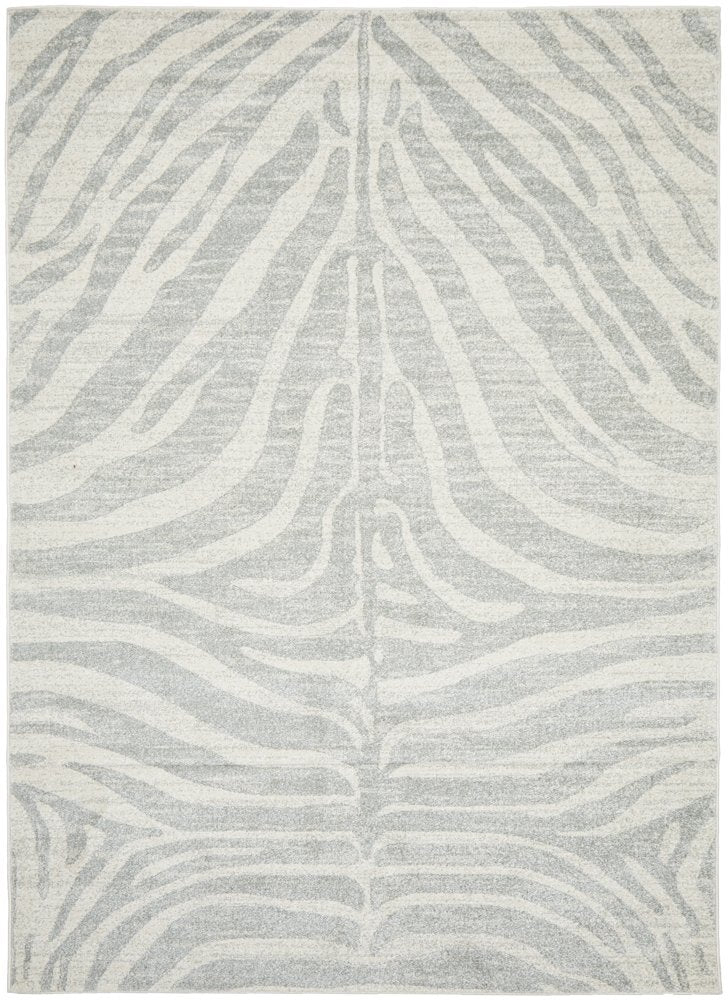 Cameron Silver Tiger Prints Rug
